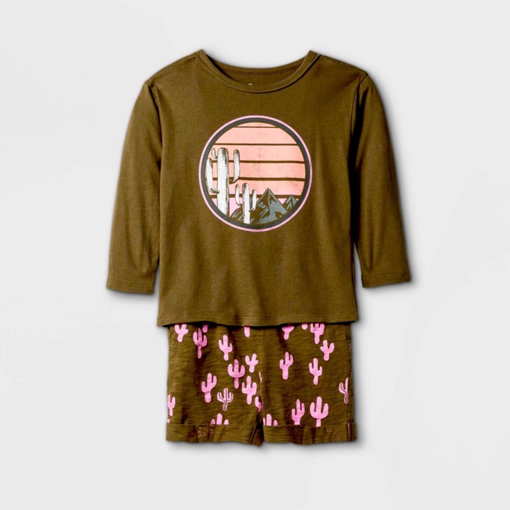 Toddler cactus 2-pc T-shirt and Short set